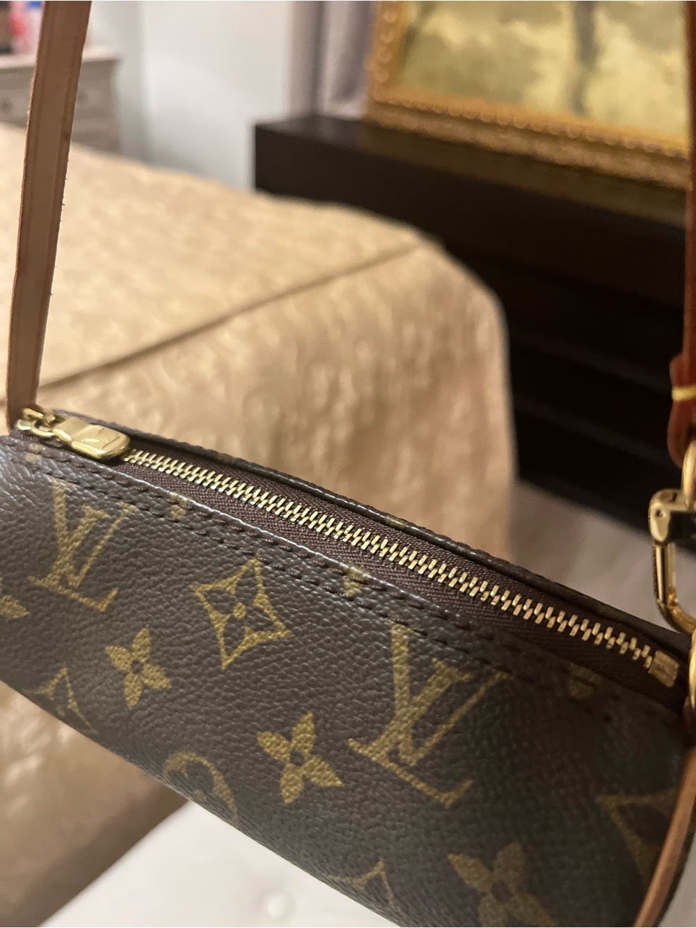 Louis Vuitton Brown Monogram Mini Barrel Wristlet - Picture 5 of 5